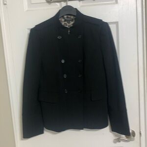 Ann Taylor Jacket with Animal Print Lining